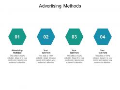 Advertising methods ppt powerpoint presentation model styles cpb