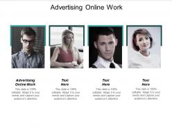 Advertising online work ppt powerpoint presentation file files cpb