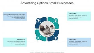 Advertising Options Small Businesses In Powerpoint And Google Slides Cpb