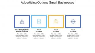 Advertising options small businesses ppt powerpoint presentation infographics layouts cpb
