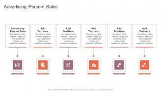 Advertising Percent Sales In Powerpoint And Google Slides Cpb
