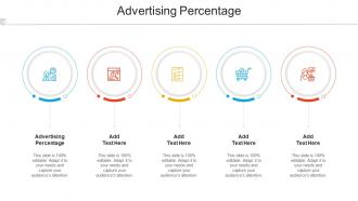Advertising Percentage Ppt Powerpoint Presentation Infographic Template Outline Cpb