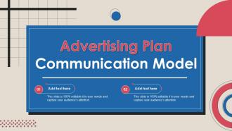 Advertising Plan Communication Model