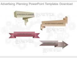 Advertising Planning Powerpoint Templates Download