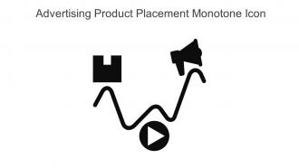 Advertising Product Placement Monotone Icon In Powerpoint Pptx Png And Editable Eps Format