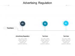 Advertising regulation ppt powerpoint presentation inspiration icon cpb