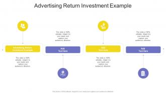 Advertising Return Investment Example In Powerpoint And Google Slides Cpb