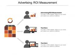 Advertising roi measurement ppt powerpoint presentation pictures tips cpb