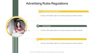 Advertising Rules Regulations In Powerpoint And Google Slides Cpb