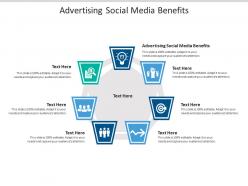 Advertising social media benefits ppt powerpoint presentation show slide cpb