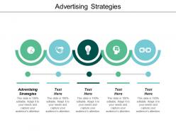 Advertising strategies ppt powerpoint presentation diagram ppt cpb