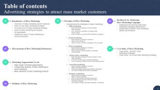 Advertising Strategies To Attract Mass Market Customers MKT CD V Analytical Professionally