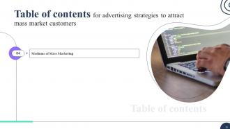 Advertising Strategies To Attract Mass Market Customers MKT CD V Image Multipurpose