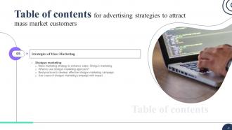 Advertising Strategies To Attract Mass Market Customers MKT CD V Aesthatic Multipurpose