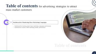 Advertising Strategies To Attract Mass Market Customers MKT CD V Slides Attractive