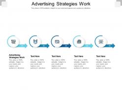 Advertising strategies work ppt powerpoint presentation professional gallery cpb