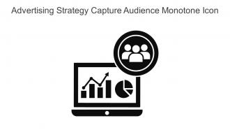 Advertising Strategy Capture Audience Monotone Icon In Powerpoint Pptx Png And Editable Eps Format