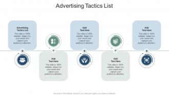 Advertising Tactics List In Powerpoint And Google Slides Cpb