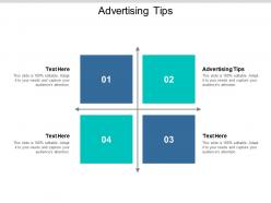 Advertising tips ppt powerpoint presentation slides summary cpb