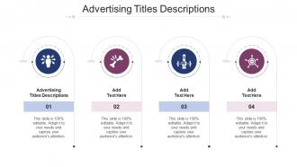 Advertising Titles Descriptions In Powerpoint And Google Slides Cpb