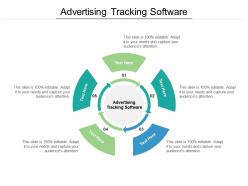 Advertising tracking software ppt powerpoint presentation infographics display cpb