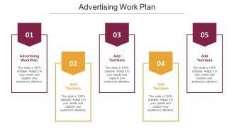 Advertising Work Plan Ppt Powerpoint Presentation Model Example Topics Cpb