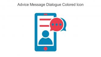 Advice Message Dialogue Colored Icon In Powerpoint Pptx Png And Editable Eps Format