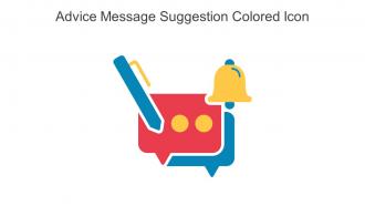 Advice Message Suggestion Colored Icon In Powerpoint Pptx Png And Editable Eps Format
