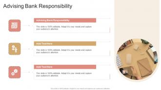 Advising Bank Responsibility In Powerpoint And Google Slides Cpb