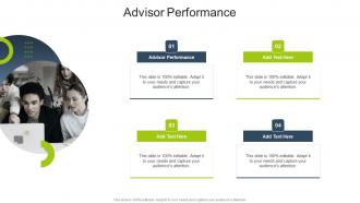 Advisor Performance In Powerpoint And Google Slides Cpb