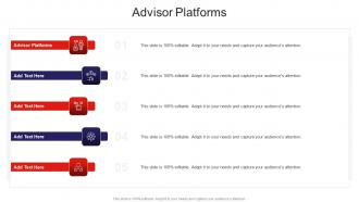 Advisor Platforms In Powerpoint And Google Slides Cpb