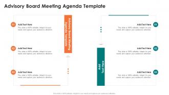 Advisory Board Meeting Agenda Template In Powerpoint And Google Slides Cpb