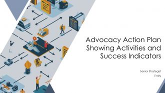 Advocacy Action Plan Showing Activities And Success Indicators PPT Summary AT