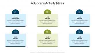 Advocacy Activity Ideas In Powerpoint And Google Slides Cpb