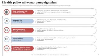 Advocacy Campaign Plan Powerpoint Ppt Template Bundles Appealing Multipurpose
