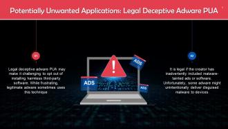 Adware Attack In Cyber Security Training Ppt Impactful Content Ready