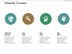 Adwords courses ppt powerpoint presentation pictures format cpb