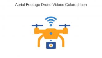 Aerial Footage Drone Videos Colored Icon In Powerpoint Pptx Png And Editable Eps Format