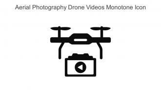 Aerial Photography Drone Videos Monotone Icon In Powerpoint Pptx Png And Editable Eps Format