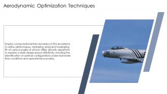 Aerodynamic Optimization Techniques PPT Template ST AI SS PPT PowerPoint
