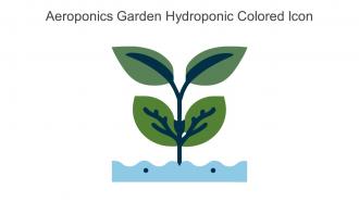 Aeroponics Garden Hydroponic Colored Icon In Powerpoint Pptx Png And Editable Eps Format