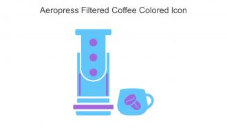 Aeropress Filtered Coffee Colored Icon In Powerpoint Pptx Png And Editable Eps Format