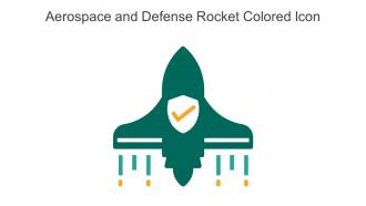 Aerospace And Defense Rocket Colored Icon In Powerpoint Pptx Png And Editable Eps Format