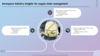 Aerospace Industry Insights For Supply Chain Management