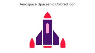 Aerospace Spaceship Colored Icon In Powerpoint Pptx Png And Editable Eps Format
