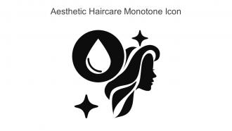 Aesthetic Haircare Monotone Icon In Powerpoint Pptx Png And Editable Eps Format
