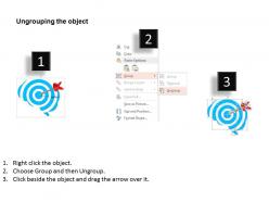 38043982 style circular bulls-eye 4 piece powerpoint presentation diagram template slide