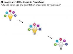 Af bulb with icons idea generation powerpoint template