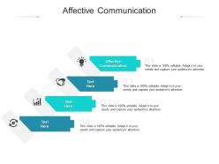 Affective communication ppt powerpoint presentation professional pictures cpb
