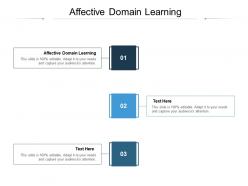 Affective domain learning ppt powerpoint presentation file graphics cpb